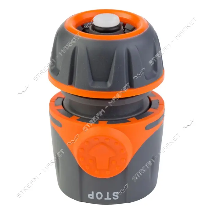 Коннектор Sigma flora 5015494 быстросъемный для шланга 1/2" с аквастопом
