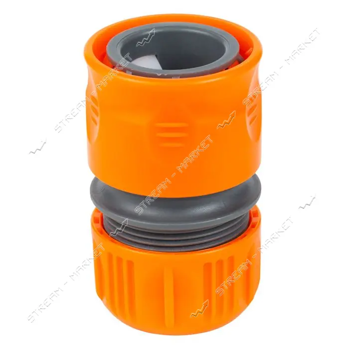 Коннектор Sigma flora 5015504 быстросъемный для шланга 1" с аквастопом                              