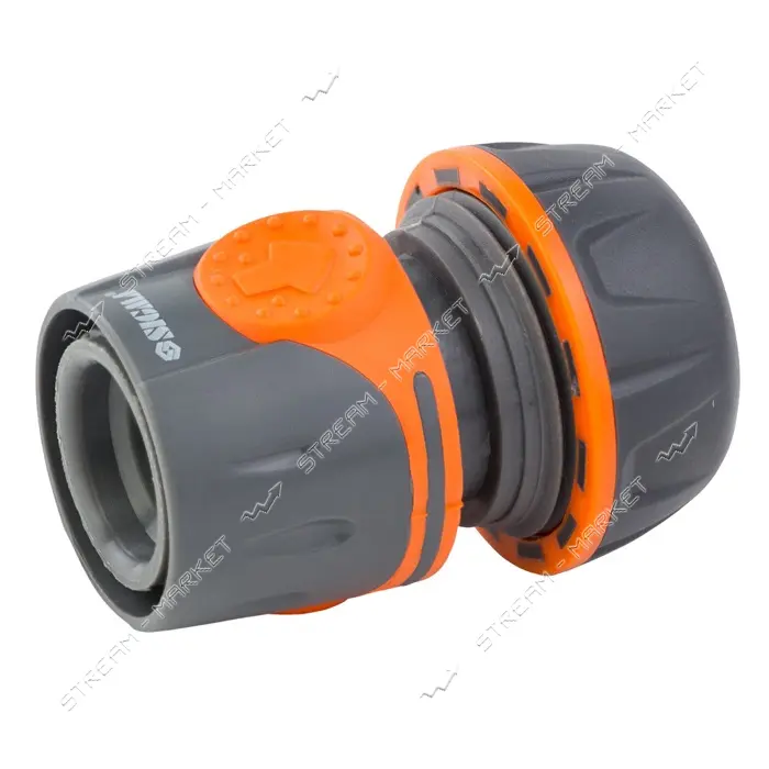 Коннектор Sigma flora 5015514 быстросъемный для шланга 3/4" с аквастопом