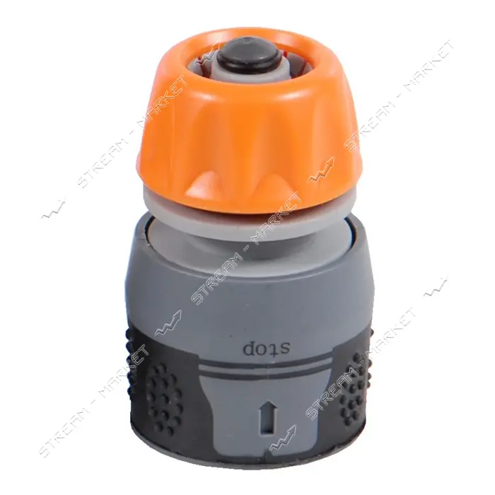 Коннектор Sigma flora 500202z быстросъемный на шланг 5/8" с аквастопом                              
