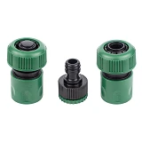 Набор коннекторов Grad 5016165 с адаптером в/р 1/2" и 3/4" для шланга 3/4"