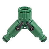 Кран распределительный Grad 5016885 с адаптерами 1/2" на два выхода в/р 1/2" и 3/4"