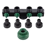 Кран распределительный Grad 5016905 с адаптерами 1/2" четыре выхода в/р 1/2"и 3/4"                  