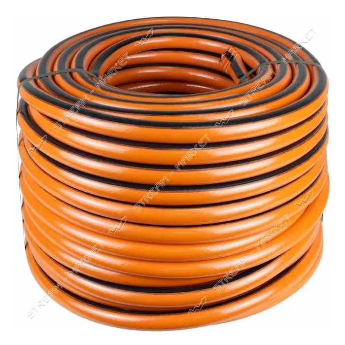 Шланг для полива Flora 5066864 Янтарь 3 слоя армированный 3/4" 50м                                  