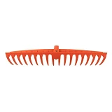 Грабли Flora 5051354 пластиковые прямые 18 зубцов 580х80мм