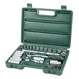 Набор насадок торцевых и биты Grad 6004105 3/8" 39шт CrV