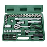 Набор насадок торцевых и биты Grad 6004245 1/4" 1/2" 72шт CrV                                       
