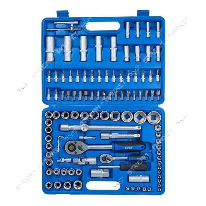 Набор насадок торцевых и биты Grad 6003205 1/4" 1/2" 108шт Start