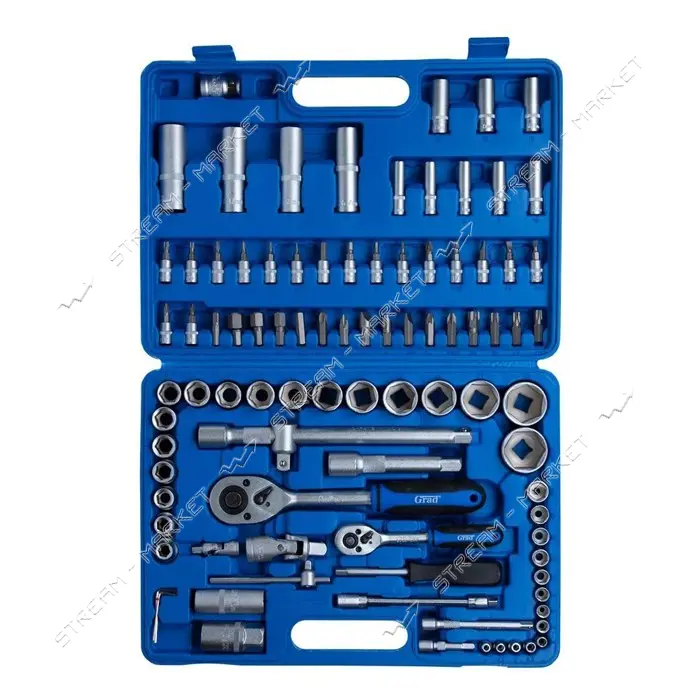 Набор насадок торцевых и биты Grad 6003175 1/4" 1/2" 94шт Start