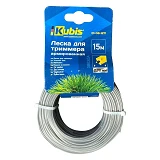 Леска для триммера Kubis 01-08-1271 армированная 2.7ммx15м звезда