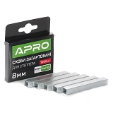 Скобы каленые Apro 680146 8х11.3х0.7мм 1000шт                                                       