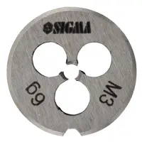 Плашка Sigma 1604081 М3х0.5мм                                                                       