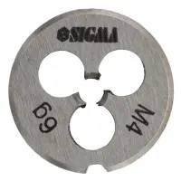 Плашка Sigma 1604121 М4х0.7мм                                                                       