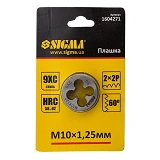 Плашка Sigma 1604271 М10х1.25мм                                                                     