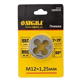 Плашка Sigma 1604331 М12х1.25мм                                                                     