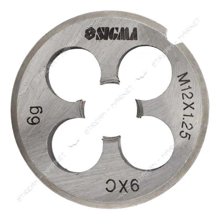 Плашка Sigma 1604331 М12х1.25мм                                                                     