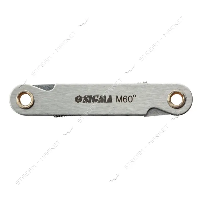 Резьбомер метрический Sigma 1634121 12 шагов