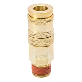 Соединение быстросъемное усиленное с фиксатором Sigma 7021621 МТ 3/8" латунь                        
