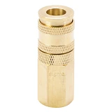 Соединение быстросъемное усиленное с фиксатором Sigma 7021641 FТ 1/4" латунь