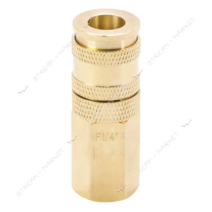 Соединение быстросъемное усиленное с фиксатором Sigma 7021641 FТ 1/4" латунь