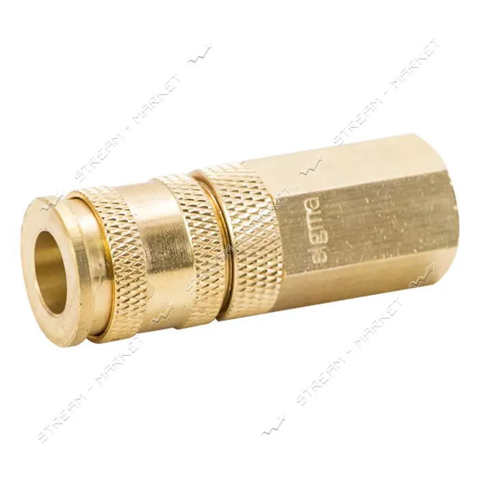 Соединение быстросъемное усиленное с фиксатором Sigma 7021651 FТ 3/8" латунь