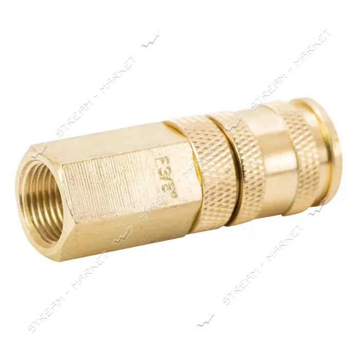 Соединение быстросъемное усиленное с фиксатором Sigma 7021651 FТ 3/8" латунь