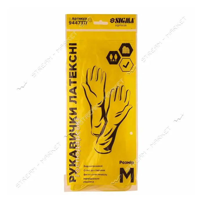 Перчатки латексные Sigma 9447311 M                                                                  