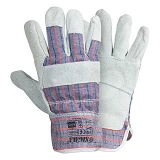 Перчатки комбинированные Sigma 9448321 XXL замшевые со сшивной ладонью                              