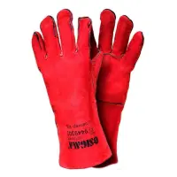 Перчатки краги сварщика Sigma 9449301 XXL 35см красные