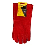 Перчатки краги сварщика Sigma 9449341 XXL 35см красные                                              