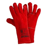 Перчатки краги сварщика Sigma 9449361 XXL 35см красные                                              