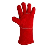 Перчатки краги сварщика Sigma 9449361 XXL 35см красные                                              