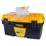 Ящик для инструмента Sigma 7403951 с съемными органайзерами 510х291х280мм