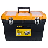 Ящик для инструмента Sigma 7403551 с металлическими замками 486х267х320мм                           