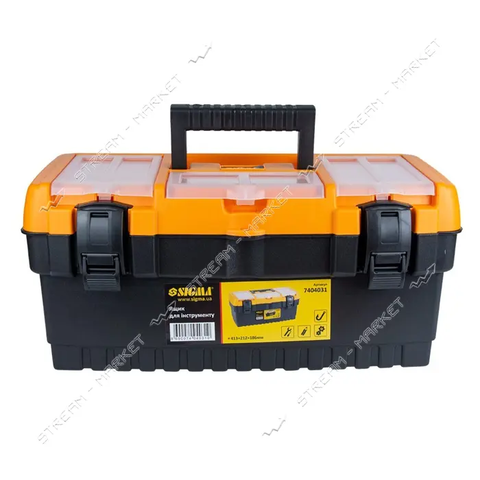 Ящик для инструмента Sigma 7404031 413х212х186мм                                                    