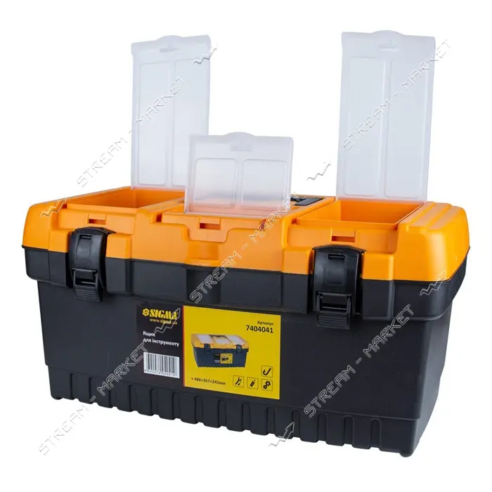 Ящик для инструмента Sigma 7404041 486х267х242мм