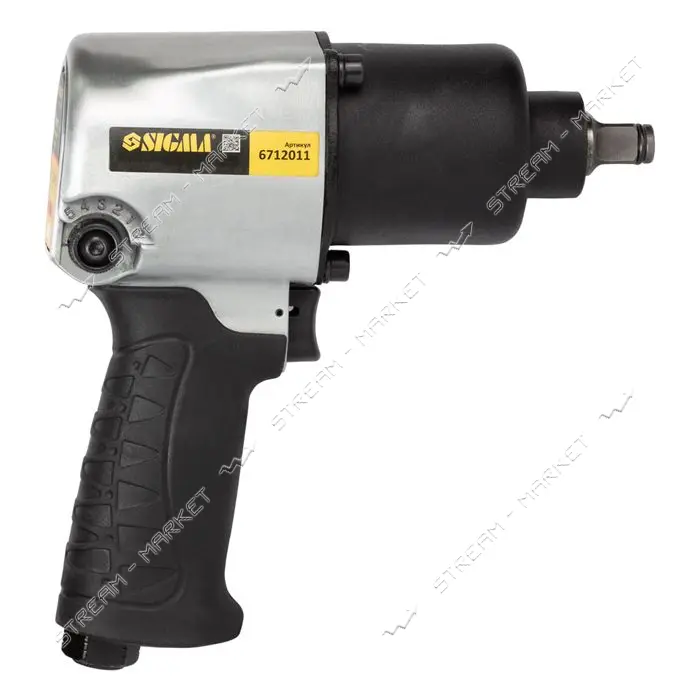 Гайковерт пневматический усиленный Sigma 6712011 1/2" 640Нм 141л/мин 6бар