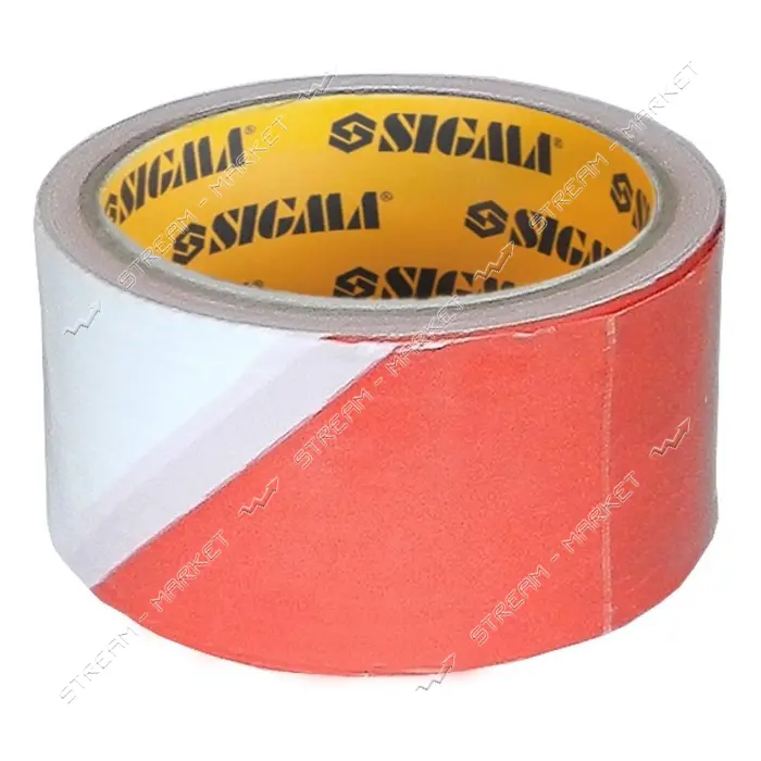 Лента сигнальная Sigma 8423611 72мм 200м