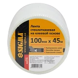 Лента стеклотканевая Sigma 8402781 на клеевой основе 100мм 45м                                      
