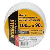 Лента стеклотканевая Sigma 8402791 на клеевой основе 100мм 90м