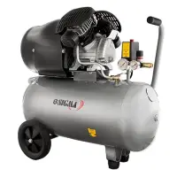Компрессор двухцилиндровый Sigma 7043711 2.2кВт 412л/мин 8бар 50л                                   