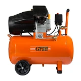 Компрессор Grad 7043935  V 2.2кВт 386л/мин 8бар 50л 2 крана                                         