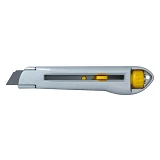Нож металлический корпус лезвие Sigma 8211021 18мм автоматический замок                             