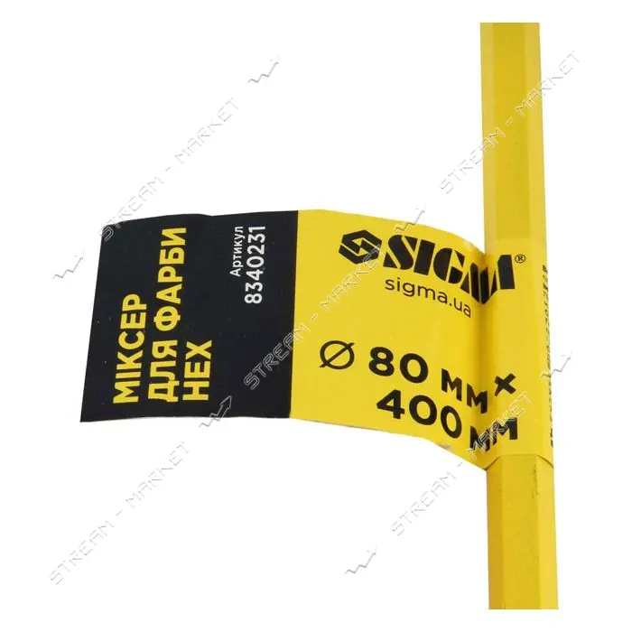 Миксер для краски Sigma 8340231 80х400мм