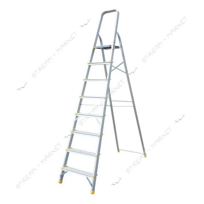 Стремянка алюминиевая Master-Tool 79-1108 8 ступеней h1720мм max 150кг