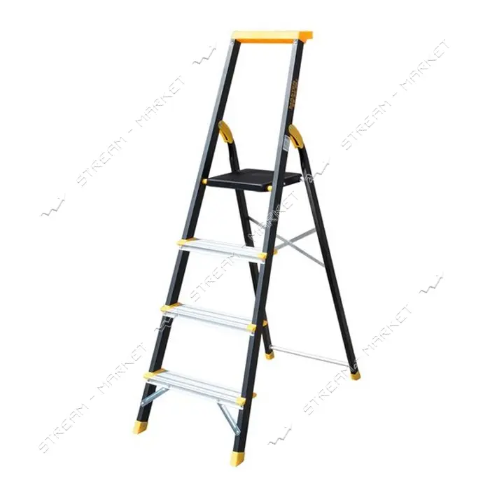 Драбина сталь алюміній Master-Tool 79-1204 4 ступені h846мм max 150кг                               