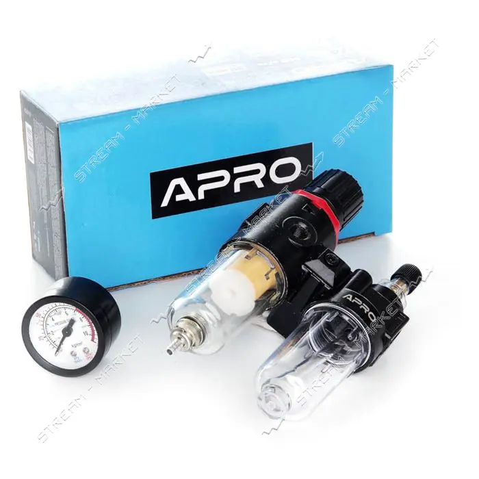 Блок подготовки воздуха Apro 850112 в сборе 500л/мин 1/4