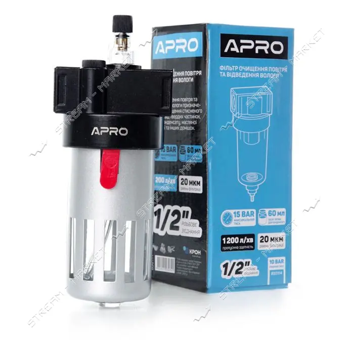 Лубрикатор Apro 850114 200л/мин 1/2                                                                 
