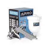 Краскораспылитель Apro 850013 НР 1.4мм в/б пластик 600мл                                            