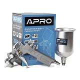 Краскораспылитель Apro 850021 НР 1.5мм в/б металл 500мл                                             